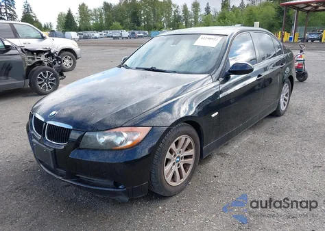2007 BMW 328I из США, поврежденный, VIN WBAVA37527NL11655